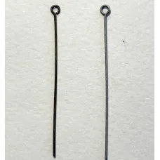 Eye pins 0.7x50x 3mm. Pack of 100 Pcs, Brass Colour
